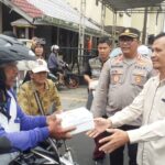 Memperingati HPN, Polres – PWI Lubuklinggau Kolaborasi Bagikan Nasi Kotak