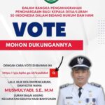 Pj Bupati Muba ajak Dukung Musmulyadi Raih Penghargaan Kepala Desa atau Lurah Se-Indonesia di Bidang Hukum dan HAM