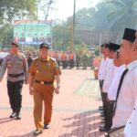 Gelar Apel Pasukan Pilkades Serentak 38 Desa  Kabupaten Muara Enim Tahun 2023