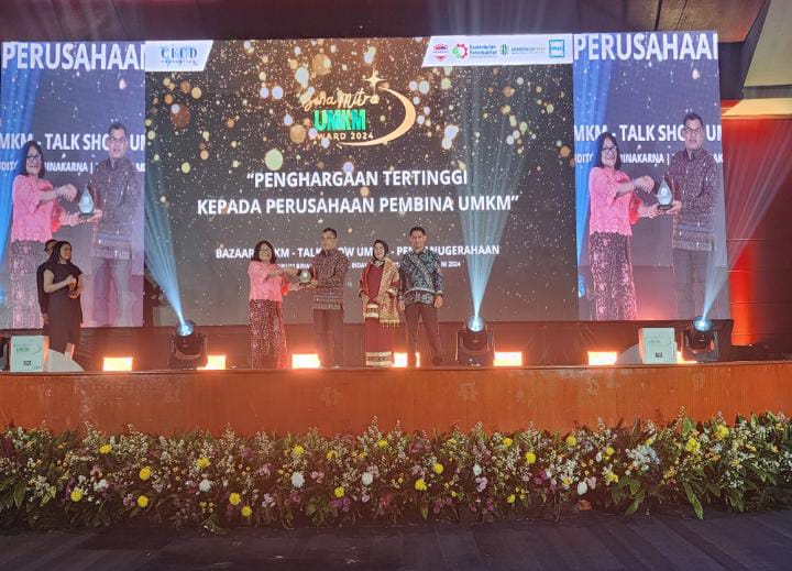 Konsisten Berdayakan Masyarakat, Bukit Asam (PTBA) Raih Bina Mitra UMKM Award