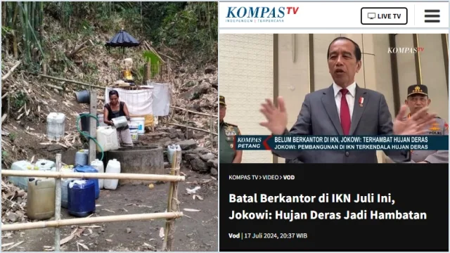Garing! Krisis Air Melanda IKN, HNW: Bukannya Pak Jokowi Bilang Hujan Deras?