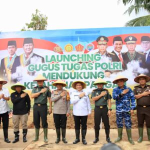 Launching Gugus Tugas Polri Mendukung Ketahanan Pangan Serentak se-Indonesia