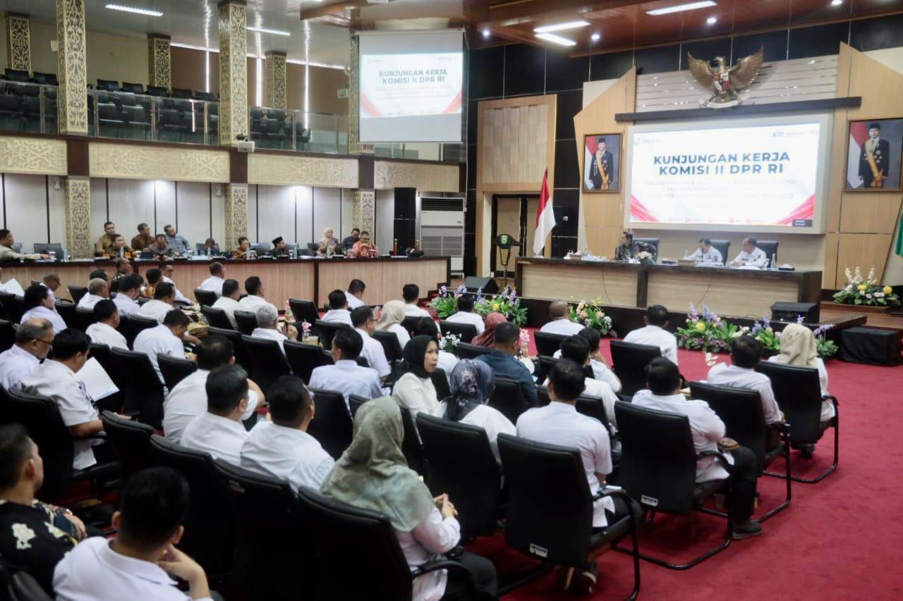 Pemprov Sumsel-Komisi II DPR RI Evaluasi Pelaksanaan Seleksi CPNS dan PPPK Tahap 1 Tahun 2024