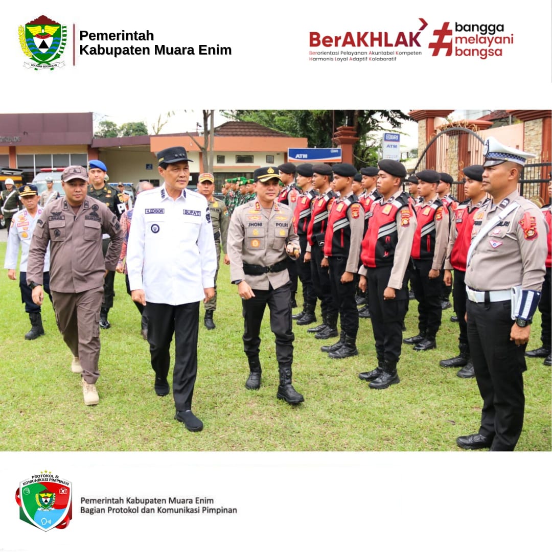 Pimpin Apel Operasi Ketupat 2025, Bupati Muara Enim Ajak Masyarakat Wujudkan Mudik Aman dan Nyaman