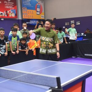 Gubernur Herman Deru Buka Kejuaraan Tenis Meja “Indonesia Pingpong League Youth Zona 1 Sumatera 2025